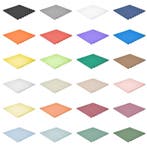 Zachte vloertegels (in 20 verschillende kleuren) 50 x 50 cm, Overige typen, Nieuw, 10 tot 25 m², Blauw