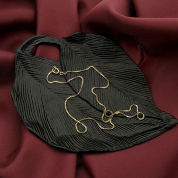 8 karaat Venetiaanse schakelketting, Ophalen of Verzenden, Gebruikt, Geel, Goud