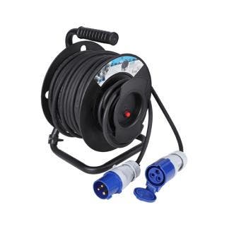 CEE kabelhaspel | Q-link | 25 meter (16A, 3x 1.5 mm², IP44), Verzenden, Nieuw