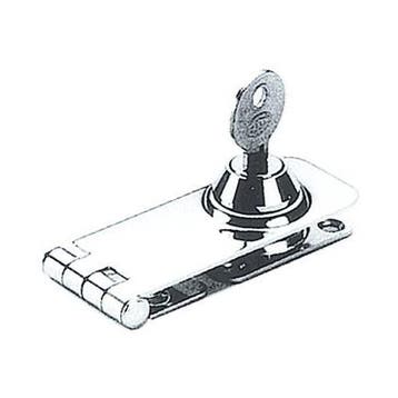 Talamex Overvalsluiting RVS 80 x 30 mm met Slot, Watersport en Boten, Ophalen of Verzenden, Nieuw