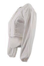 Na-kd Blouse in maat 36 Wit, Na-kd, Verzenden, Zo goed als nieuw, Wit