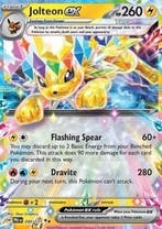Jolteon EX 030/131 Prismatic Evolutions, Ophalen of Verzenden, Nieuw, Losse kaart, Foil