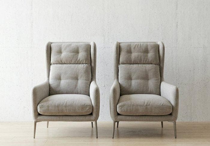 natuzzi - Fauteuil (2) - After Eight - Textiel, Antiek en Kunst, Kunst | Designobjecten