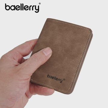 Baellerry Heren Portemonnee - Minimalistisch PU Leer Front P, Sieraden, Tassen en Uiterlijk, Verzenden, Nieuw