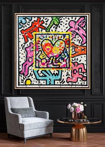 Joaquim Falco - MURAKAMI-HARING XL, Antiek en Kunst