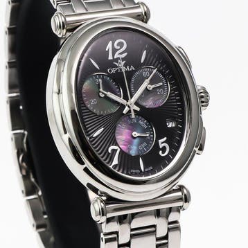 Optima - Swiss Made Chronograph - OSC337-SS-3 - Zonder, Nieuw