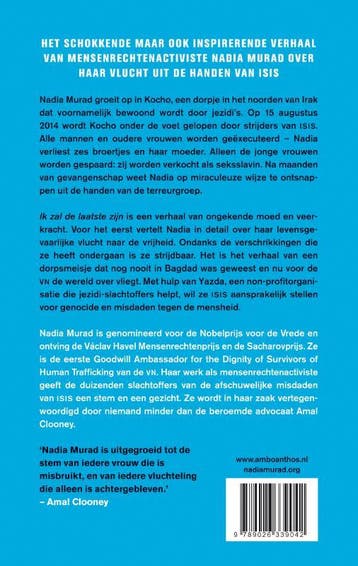 Ik zal de laatste zijn 9789026339042 Nadia Murad, Verzenden, Zo goed als nieuw, Nadia Murad