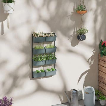Verticale Plantenstandaard Muurbevestiging - 4 Lagen, 8 Bakk, Tuin en Terras, Bloempotten, Verzenden, Nieuw