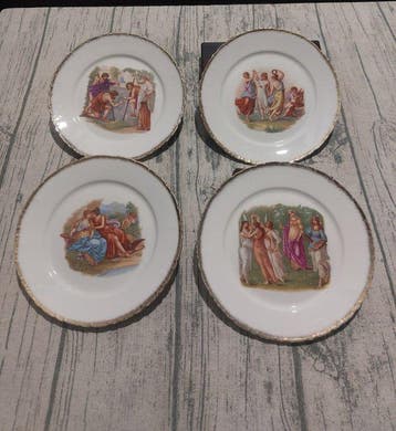 Beyer & Bock - Set di Piatti - Stile Angelica Kauffmann -