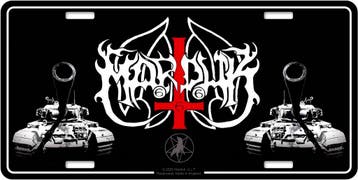 Marduk Panzer Division - USA Nummerplaat off. merchandise, Ophalen of Verzenden, Nieuw, Poster, Artwork of Schilderij