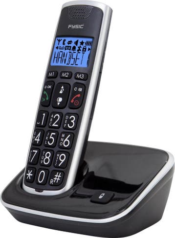 Huistelefoon senioren - Senioren telefoon - Vaste lijn - Zwa, Verzenden, Zo goed als nieuw