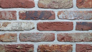 art. 8298A rood wit zwart nuance moduul 50 gevelstenen, Doe-het-zelf en Verbouw, Metselstenen, Nieuw