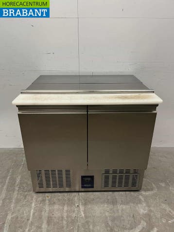 RVS Rubbens Koelwerkbank Saladette 2 deuren 88 cm 230V, Ophalen of Verzenden, Gebruikt