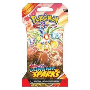 surging sparks sleeved booster, Ophalen of Verzenden, Nieuw, Losse kaart, Foil