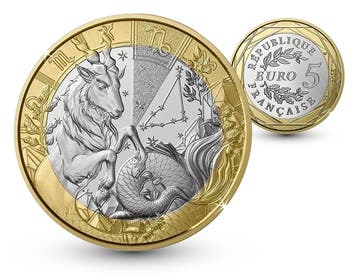 Astrologie collectie - Steenbok 5 euro 2026 - Frankrijk, Verzenden