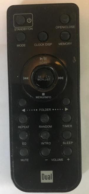 Afstandsbediening Dual dab-p101, Audio, Tv en Foto, Afstandsbedieningen, Ophalen of Verzenden, Nieuw, Origineel