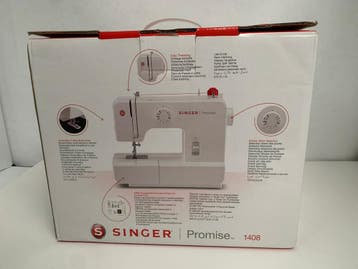 Singer F1408 - Naaimachine - 12 steken - Wit, Verzenden, Nieuw, Singer