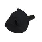 Hemelwaterafvoer rechte 90° uitloop  32 t/m 125mm, Kunststof, Zwart, Overige typen, Nieuw