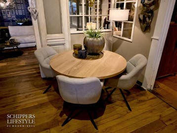 Ronde eettafel Luuk (eiken - 120cm), Nieuw