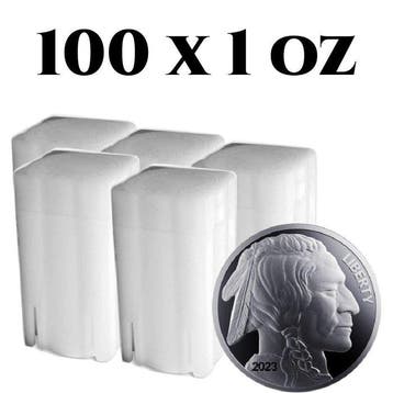 Verenigde Staten. 100 x 2023 1 oz American Silver Buffalo