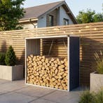 [casa.pro] Stalen brandhout rek Kalmar houtopslag 156x80x152, Tuin en Terras, Haardhout, Verzenden