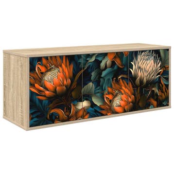 vidaXL Wandgemonteerd tv-meubel LOCHEM 102 x 33 x 40 cm, Huis en Inrichting, Minder dan 50 cm, Verzenden, Nieuw, Minder dan 100 cm