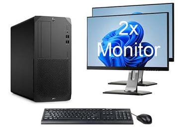 ACTIE: HP Z2 G5 Workstation TWR i7 10e Gen incl. 2 Monitoren, Computers en Software, Desktop Pc's, Ophalen of Verzenden, Nieuw
