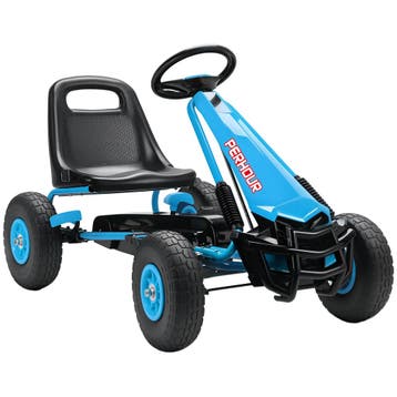 TRUUSK Kinder Pedaal-Gokart - Verstelbare Zitplaats - EVA-wi, Verzenden, Nieuw