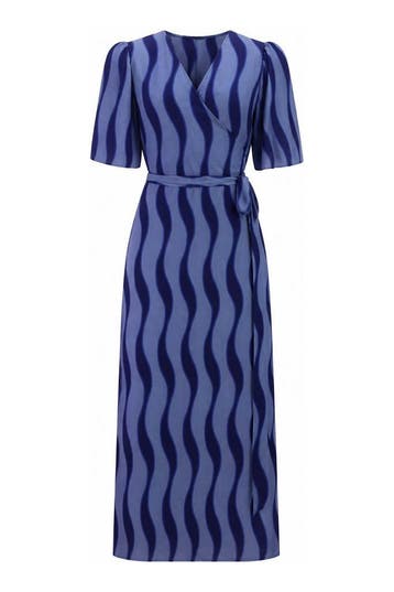 Only Carmakoma Jurk in maat 48 Blauw, Only Carmakoma, Verzenden, Zo goed als nieuw, Blauw