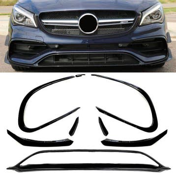 voorspoiler geschikt voor Mercedes C117 CLA-Klasse Facelift