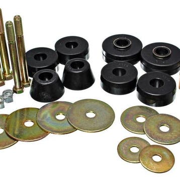 Energy Suspension Chevy Pickup Body Mounts - Black, Auto-onderdelen, Ophanging en Onderstel, Ophalen of Verzenden, Nieuw