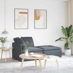 vidaXL Modulaire bank met voetenbank en kussens fluweel, Huis en Inrichting, Banken | Bankstellen, Verzenden, Nieuw, Stof