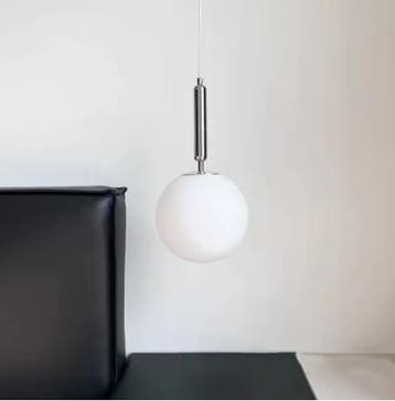 Moderne Glazen Bol Hanglamp – LED Armatuur Aluminiumen Glas, Huis en Inrichting, Lampen | Hanglampen, Verzenden, Nieuw