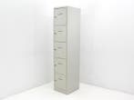 Lockerkast 5-deurs - afsluitbaar - 190x42x45cm(hxbxd) -, Ophalen of Verzenden, Gebruikt