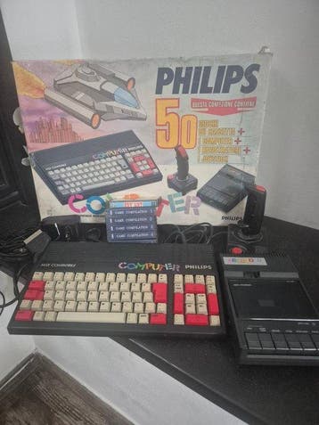 Philips - MSX - Computer Philips MSX - Spelcomputer - In, Nieuw