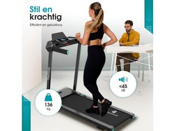 TibaGoods Elektrische Loopband - Inklapbaar - 1 t/m 12 km/h, Verzenden, Zo goed als nieuw