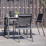 Terrasstoel Romano, Huis en Inrichting, Stoelen, Ophalen of Verzenden, Nieuw, Zwart