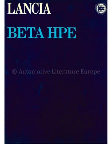 1979 LANCIA BETA HPE BROCHURE DUITS, Nieuw, Author