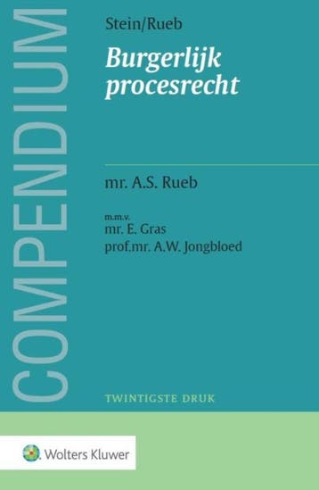 Compendium van het burgerlijk procesrecht, 9789013129083, Boeken, Studieboeken en Cursussen, Verzenden, Zo goed als nieuw, HBO