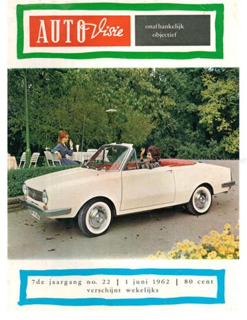 1962 AUTOVISIE MAGAZINE 23 NEDERLANDS, Nieuw, Author