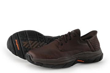 Skechers Instappers in maat 41 Bruin, Bruin, Verzenden, Overige typen, Zo goed als nieuw