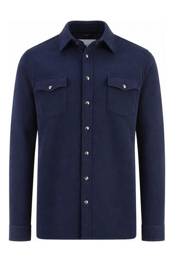 Profuomo Overhemd in maat M Blauw, Verzenden, Gedragen, Blauw, Profuomo