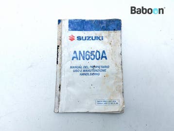 Instructie Boek Suzuki AN 650 Burgman 2005-2009 (AN650), Verzenden, Gebruikt