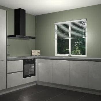 Beton Opaal keuken Doha 38036, Verzenden, Nieuw
