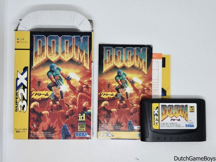 Sega 32X - Doom - Japan, Spelcomputers en Games, Games | Sega, Gebruikt, Verzenden