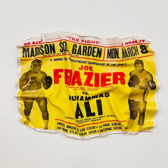 Soyz Bank (1988) - Ali vs Frazier, Antiek en Kunst, Kunst | Designobjecten
