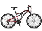 Geroni FXC 100 Mountainbike 24 Inch 21 Speed Zwart Rood, Fietsen en Brommers, Fietsen | Jongens, Ophalen of Verzenden, Nieuw