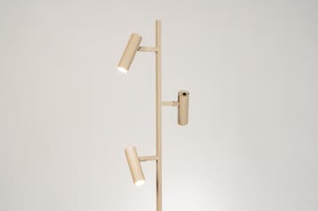Rietveld Vloerlampen - Beige, Zand - Aluminium, Verzenden, Nieuw
