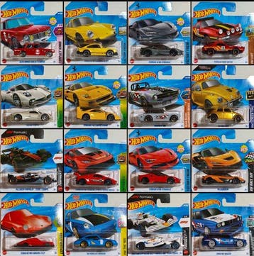 Hot Wheels, TREASURE HUNTER Triumph TR6 - Ferrari, McLaren,, Nieuw
