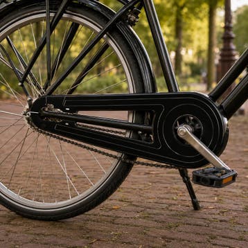 AXA Kettingscherm 26/28 inch zwart kunststof 66 cm met cr..., Ophalen of Verzenden, Nieuw, Crankstel of Pedalen